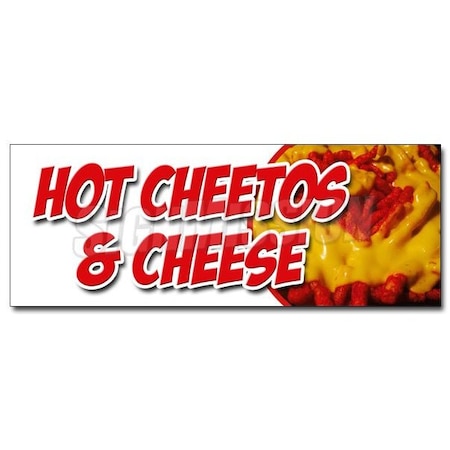 HOT CHEETOS & CHEESE DECAL Sticker Melted Mexican Chili Tex Mex Food